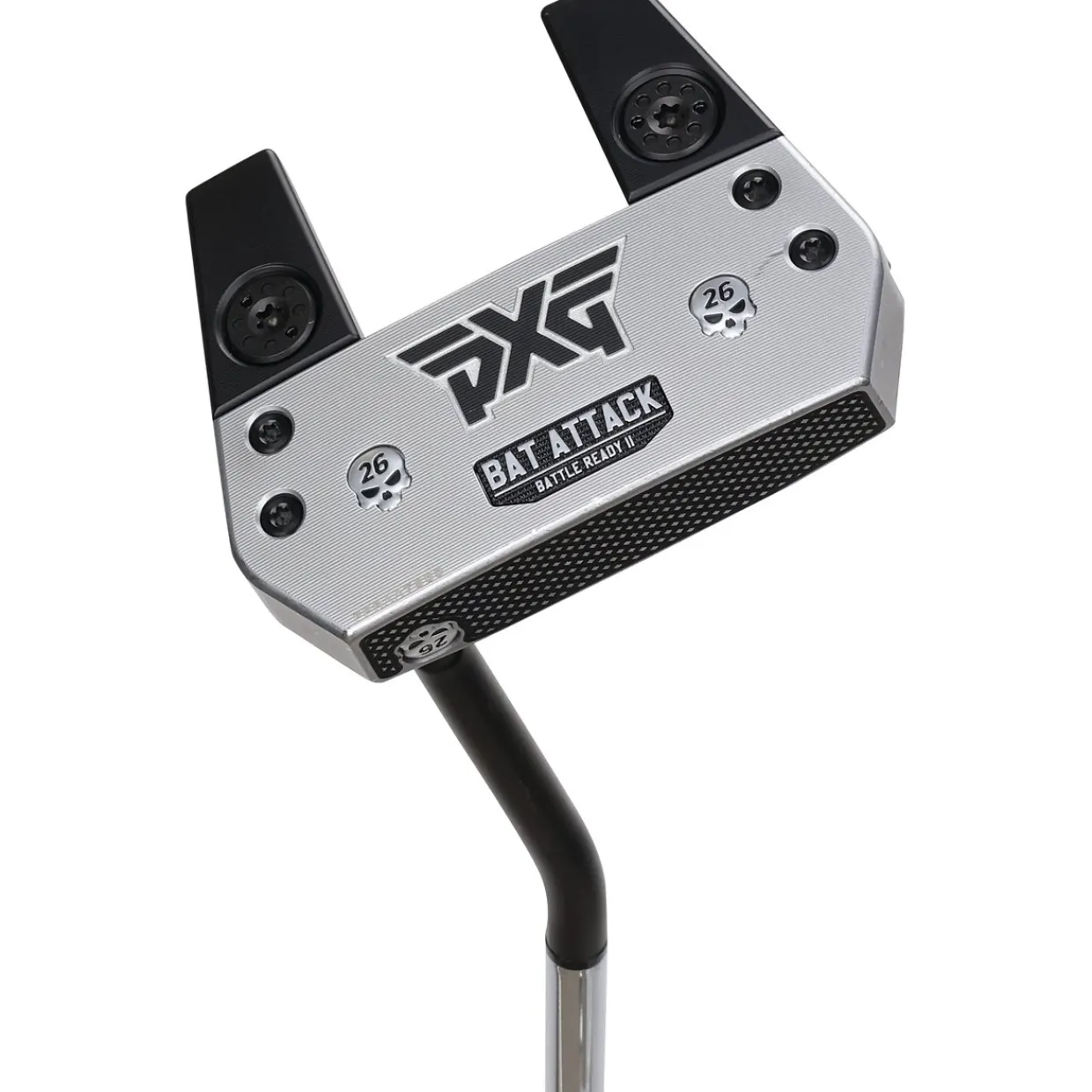 PXG Putters^Used Battle Ready II Bat Attack - Single Bend Putter Golf Clubs