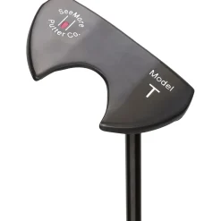 See More Putters^Used Black Model T Straight Putter Golf Clubs