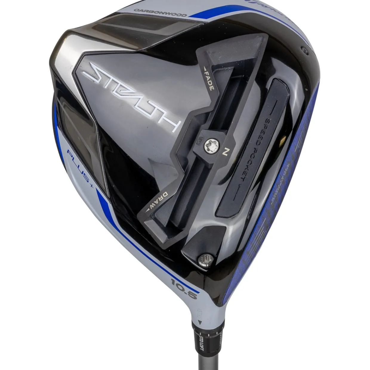TaylorMade Drivers^Used MYSTEALTH PLUS Grey/Blue w/Blue Face Driver Golf Clubs
