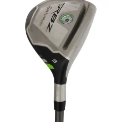 TaylorMade Left Handed Golf Clubs^Used RocketBallz Black Rescue Left Handed Hybrid Golf Clubs