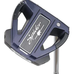 TaylorMade Mens Golf Clubs|Putters^Used Spider EX #3 Navy/White Putter Golf Clubs