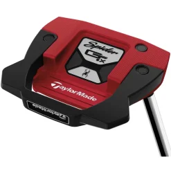 TaylorMade Left Handed Golf Clubs^Used Spider GTX Red #3 Left Handed Putter Golf Clubs