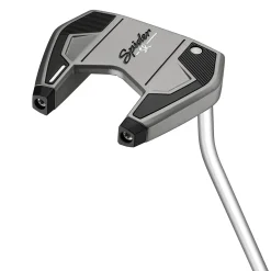 TaylorMade Left Handed Golf Clubs^Used Spider SR SB Platinum/White Left Handed Putter Golf Clubs