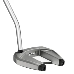 TaylorMade Left Handed Golf Clubs^Used Spider SR SB Platinum/White Left Handed Putter Golf Clubs