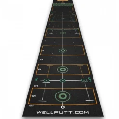 Wellputt Putting Aids^13 Feet Black Mat Putting Aids