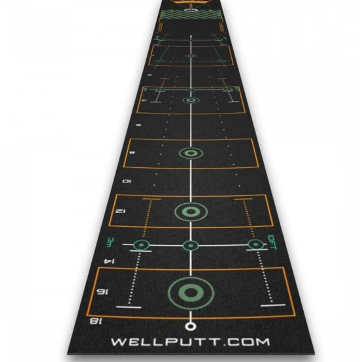 Wellputt Putting Aids^13 Feet Black Mat Putting Aids